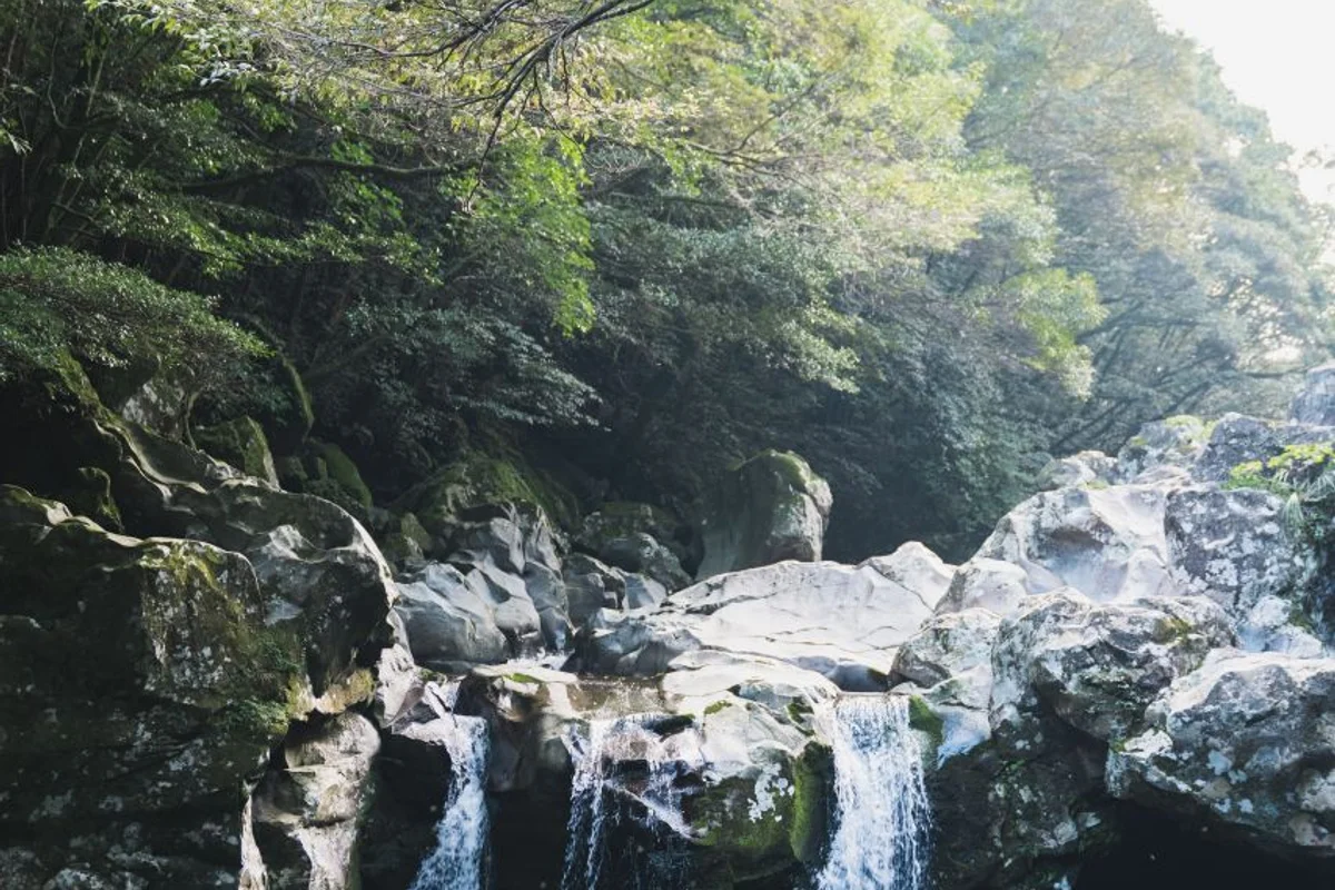 원앙폭포 - 제주도 여행