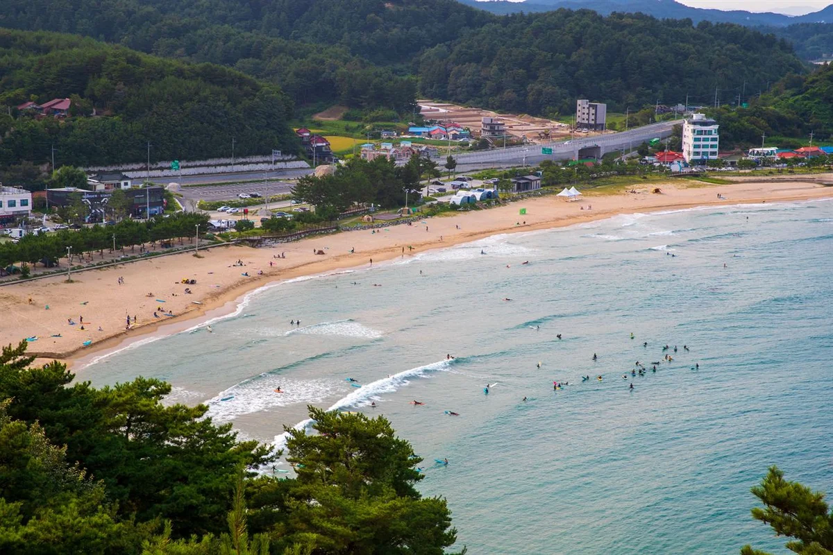 죽도해변 - 양양 여행