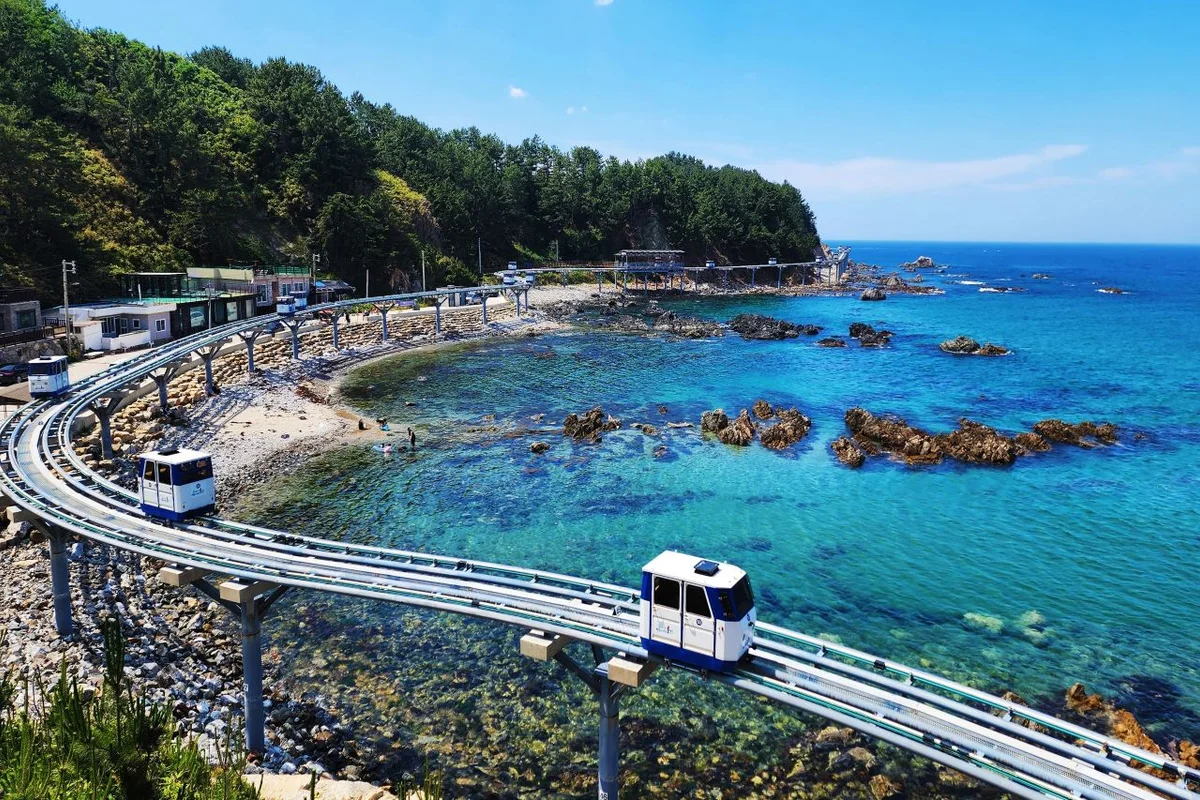 죽변해안스카이레일 - 울진 여행